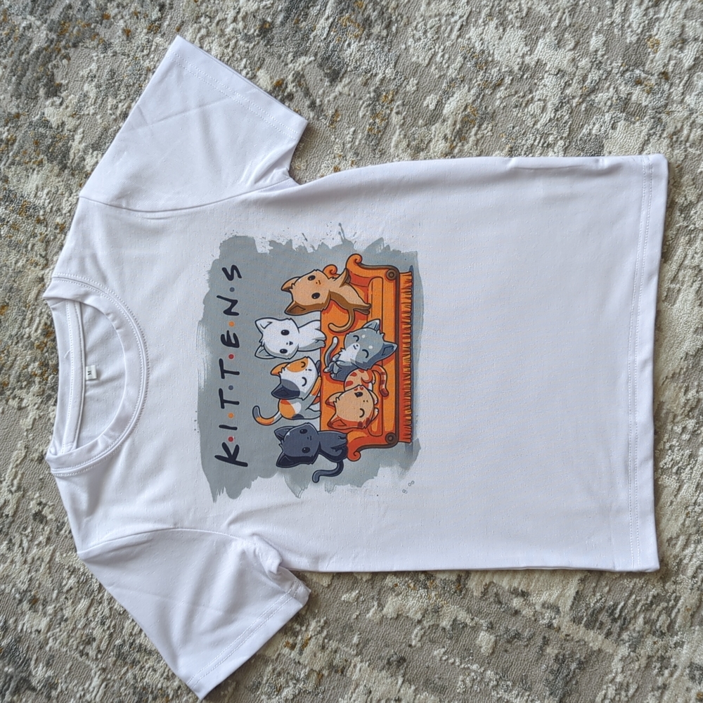 Kids kittens Friends shirt new